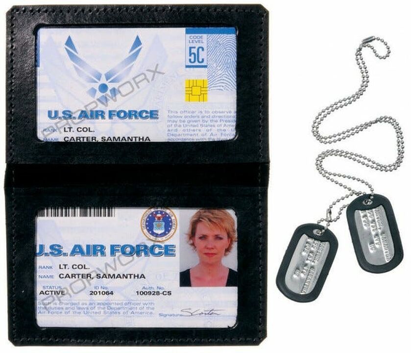 Badget + plaques militaires de Carter